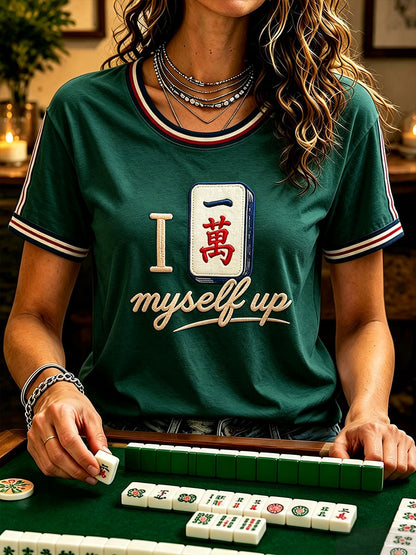 Women's Mahjong Casual T-Shirts