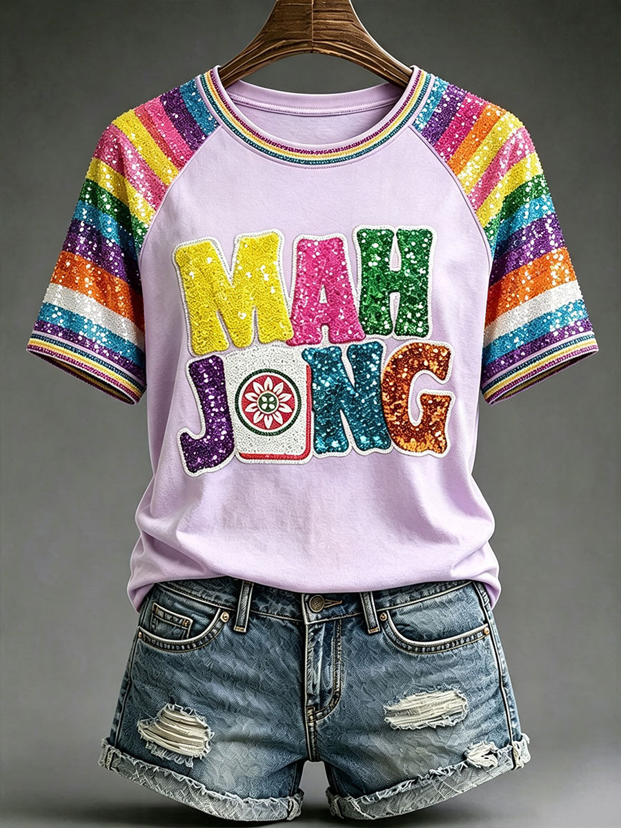 Women's Casual Mahjong T-Shirts
