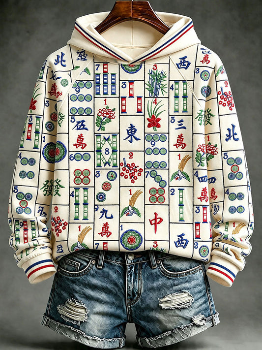 Women's Mahjong Hoodie