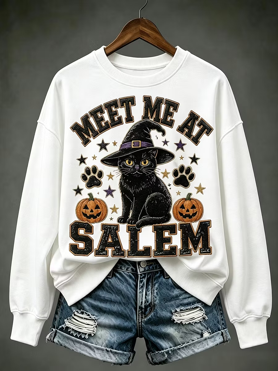 Women's Meet Me At Salem Regular Sweatshirt