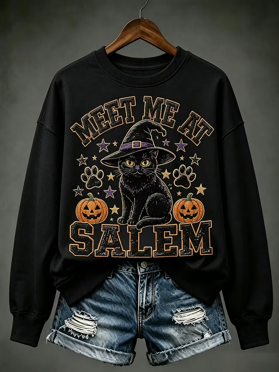 Women's Meet Me At Salem Regular Sweatshirt