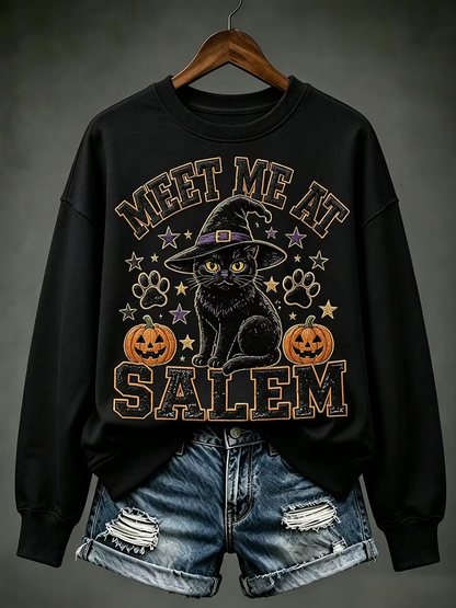 Women's Meet Me At Salem Regular Sweatshirt