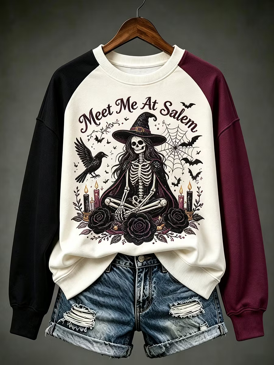 Women's Meet Me At Salem Regular Sweatshirt