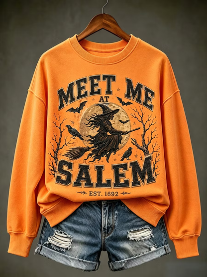 Women's Meet Me At Salem Regular Sweatshirt