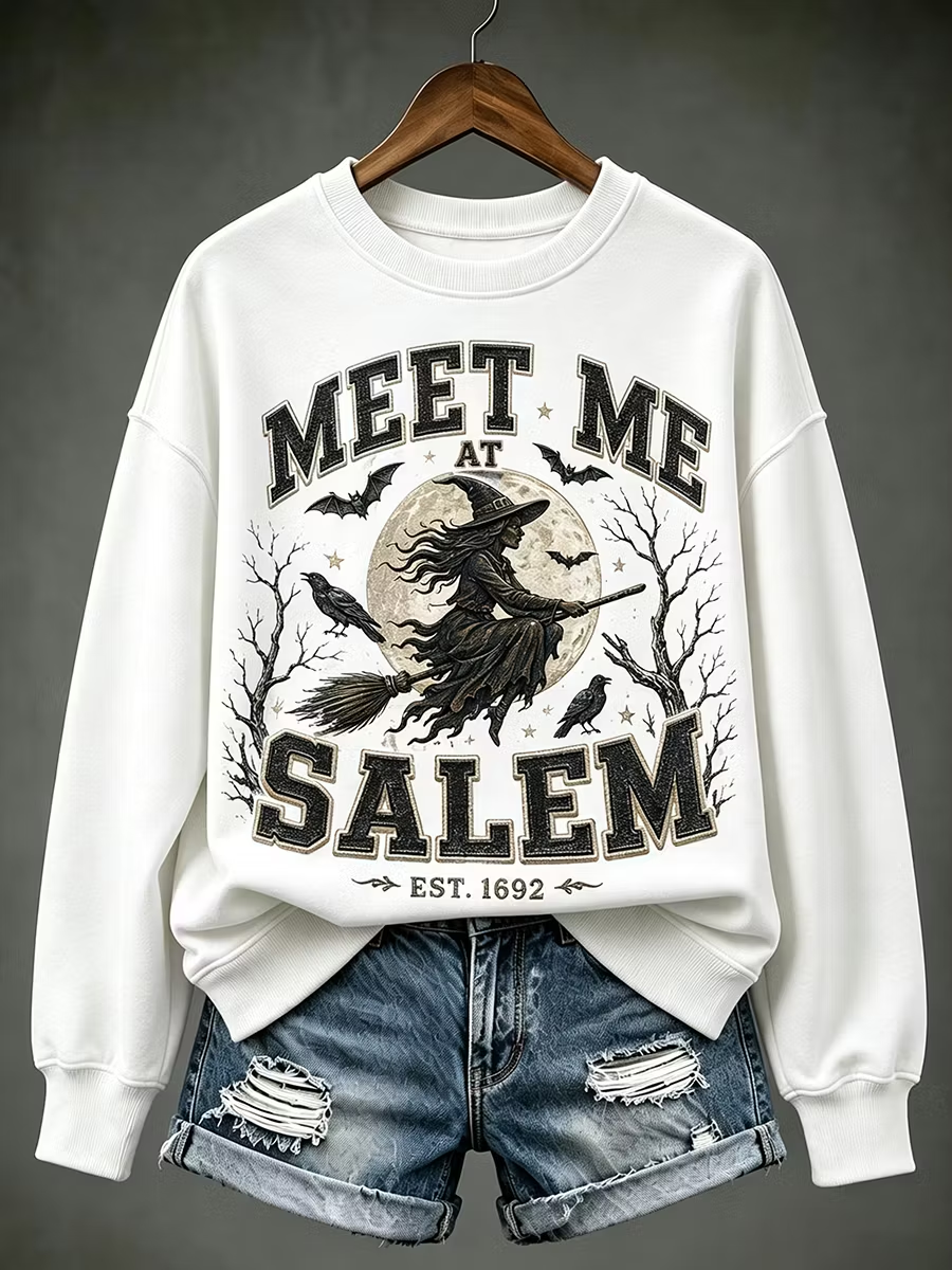 Women's Meet Me At Salem Regular Sweatshirt