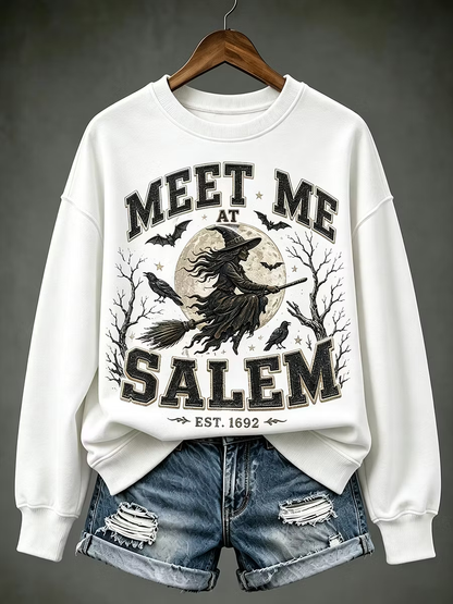 Women's Meet Me At Salem Regular Sweatshirt