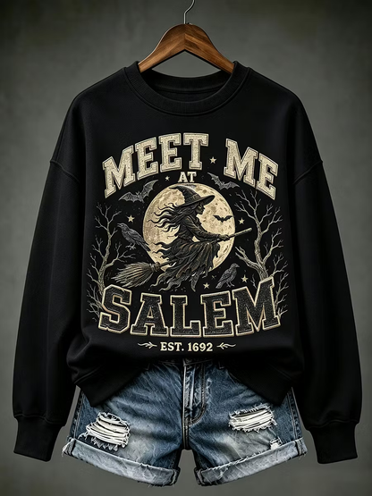 Women's Meet Me At Salem Regular Sweatshirt