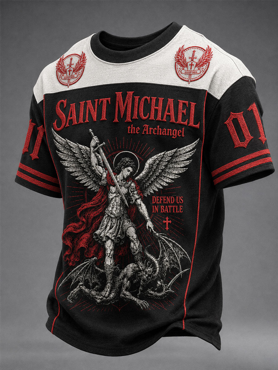 Men's SAINT MICHAEL The Archangel Short Sleeves T-shirt