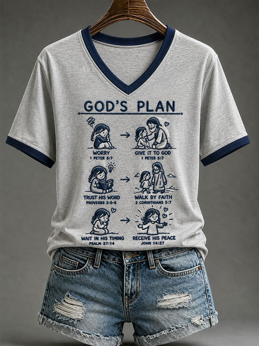 Women's God's Plan Short-sleeved T-shirt