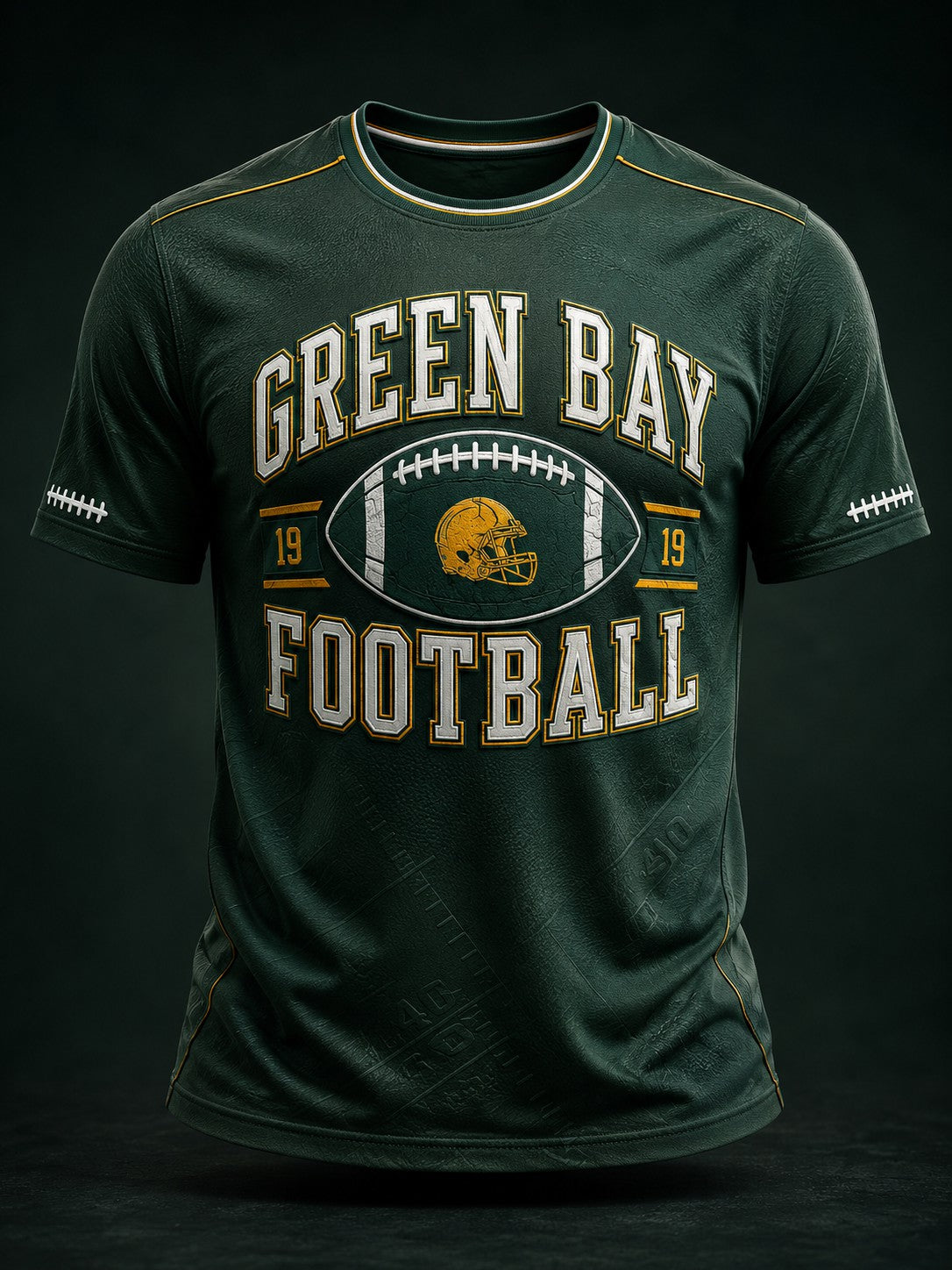 Men's Green Bay Football Printed T-shirt