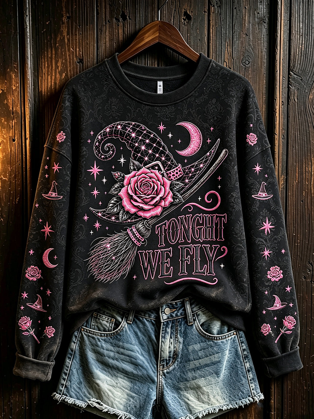 Women's Halloween Theme Pattern Printed Casual Sweatshirt