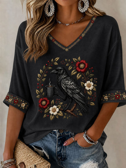 Women’s 'Is He Dead Yet' Printed Casual T-Shirt