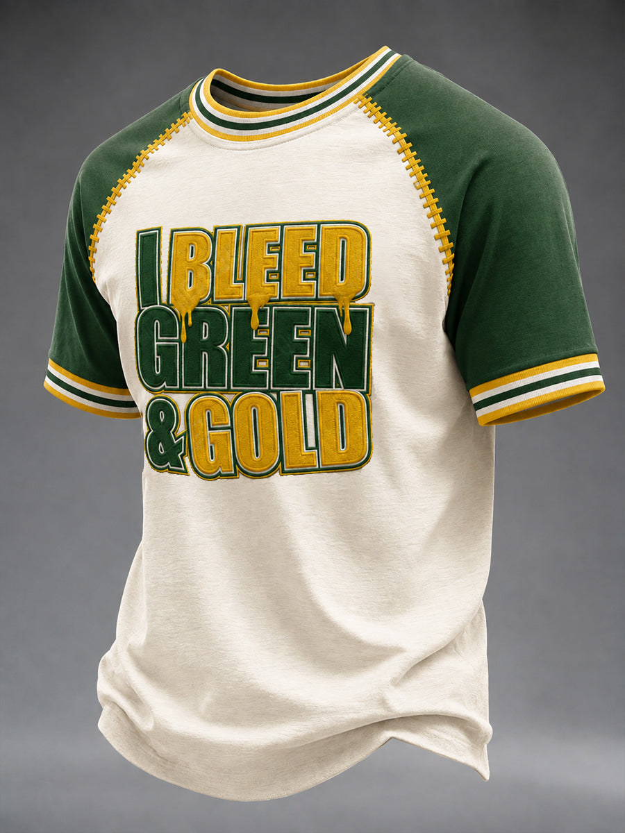 Men's America Football Printed T-shirt