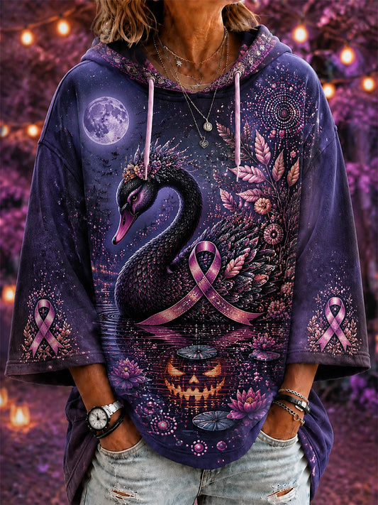 Women's Australian Breast Cancer Awareness Halloween Hoodie