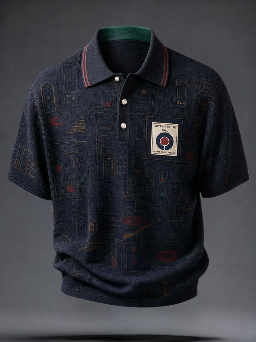 Men's UK Music Lover Mods Culture Printed Casual Tops