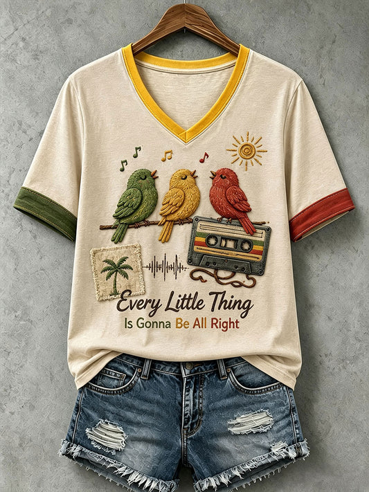Women's Every Little Thing Is Gonna Be All Right T-shirt