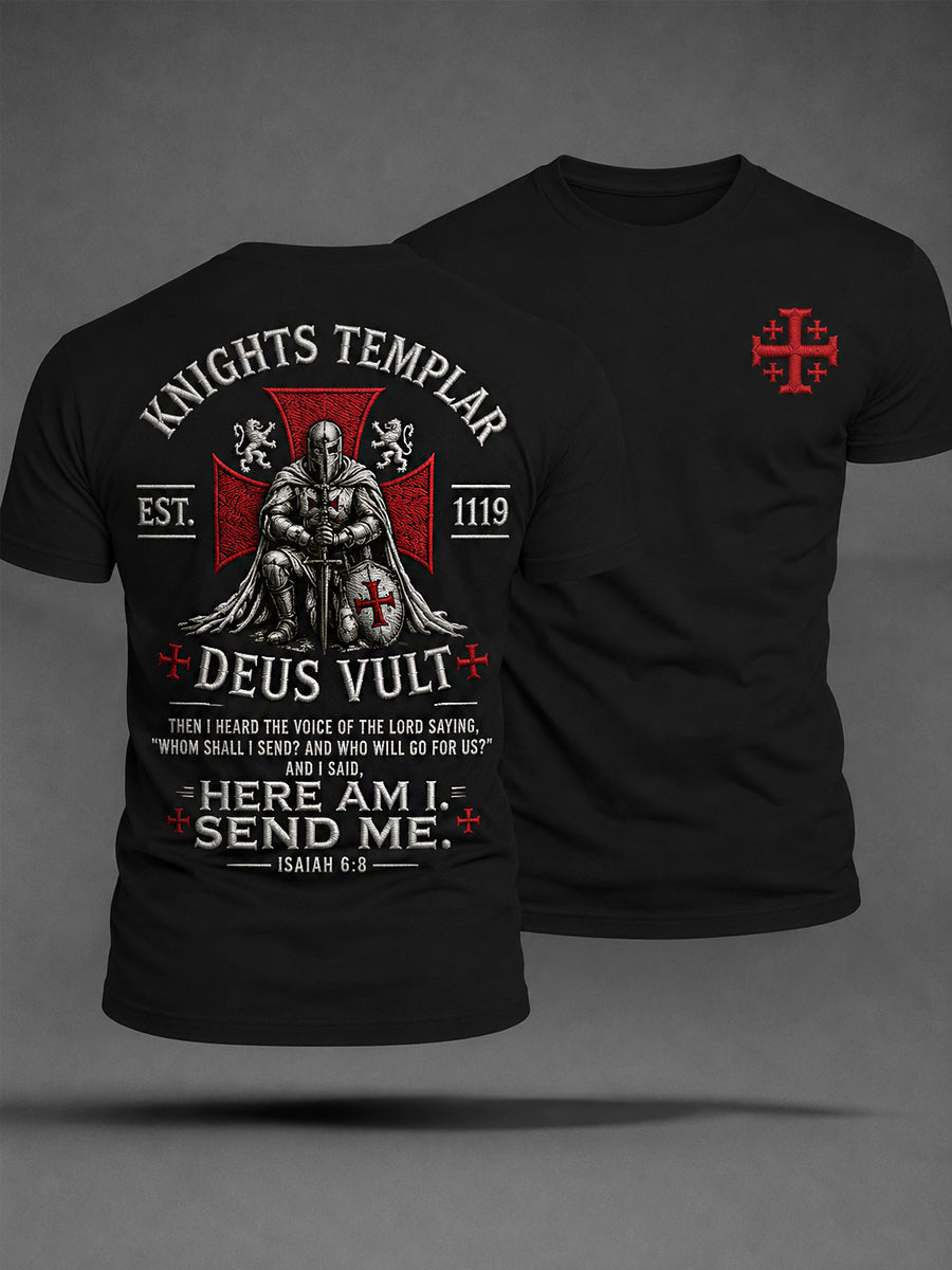 Men's Here Am I. Send Me. Isaiah 6:8 Print Casual Tee