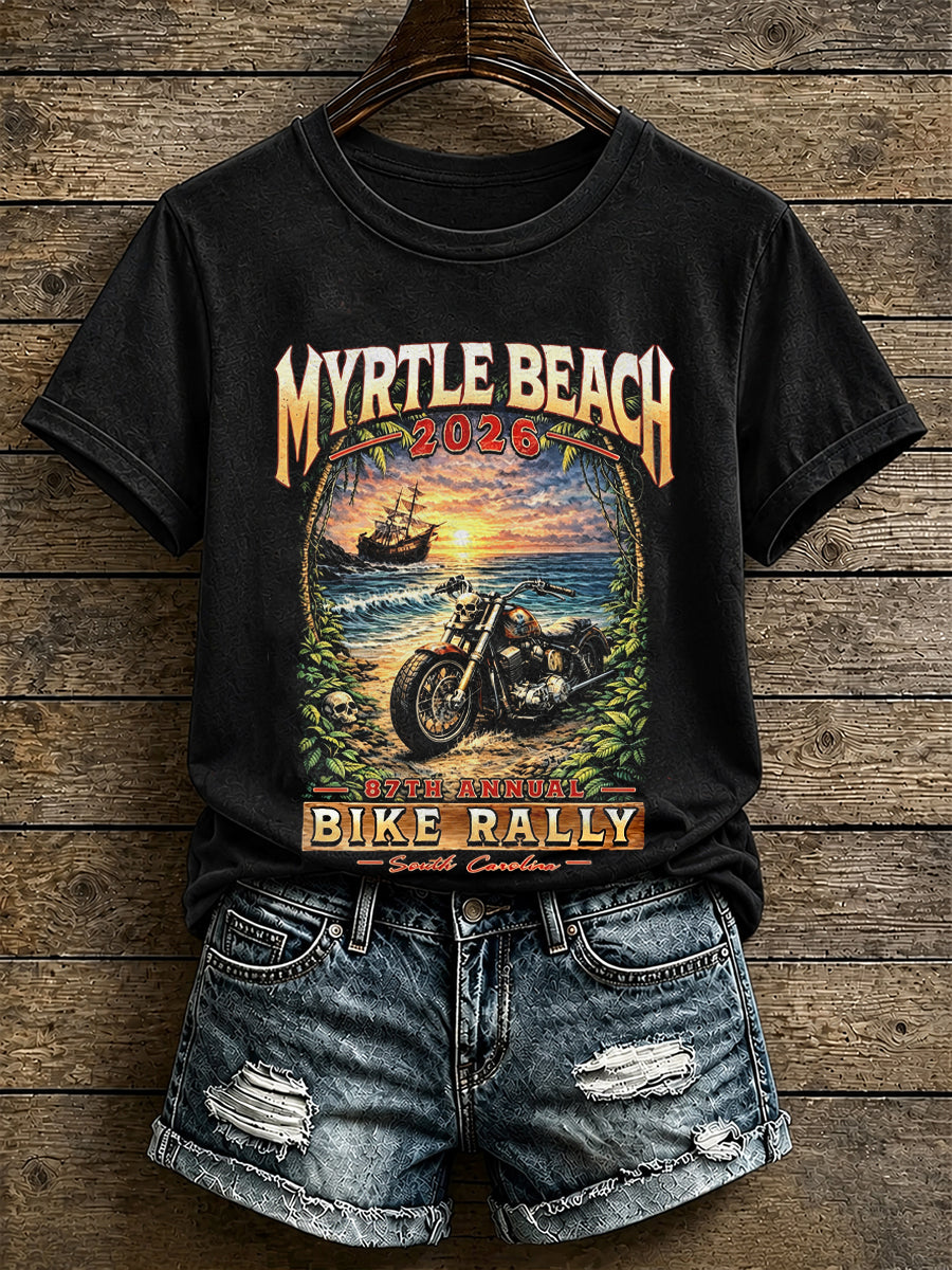Women's Myrtle Beach Bike Rally Print T-shirt