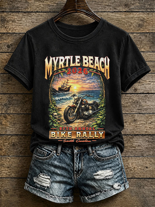 Women's Myrtle Beach Bike Rally Print T-shirt