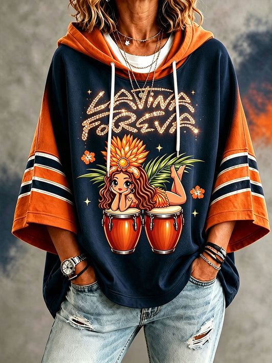 Women’s Latina Forever Short-Sleeve Hoodie