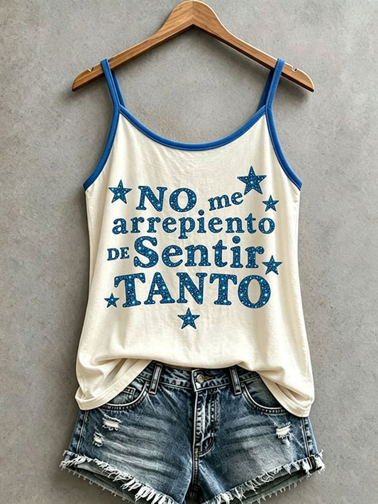 Women's No Me Arrepiento De Sentir Tanto Vest