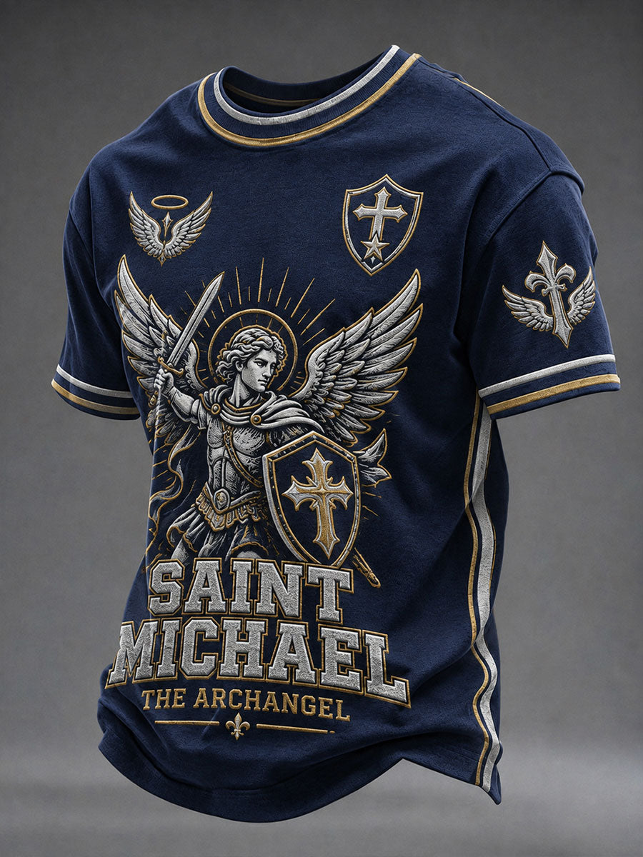 Men's Saint Michael The Archangel Short Sleeves T-shirt