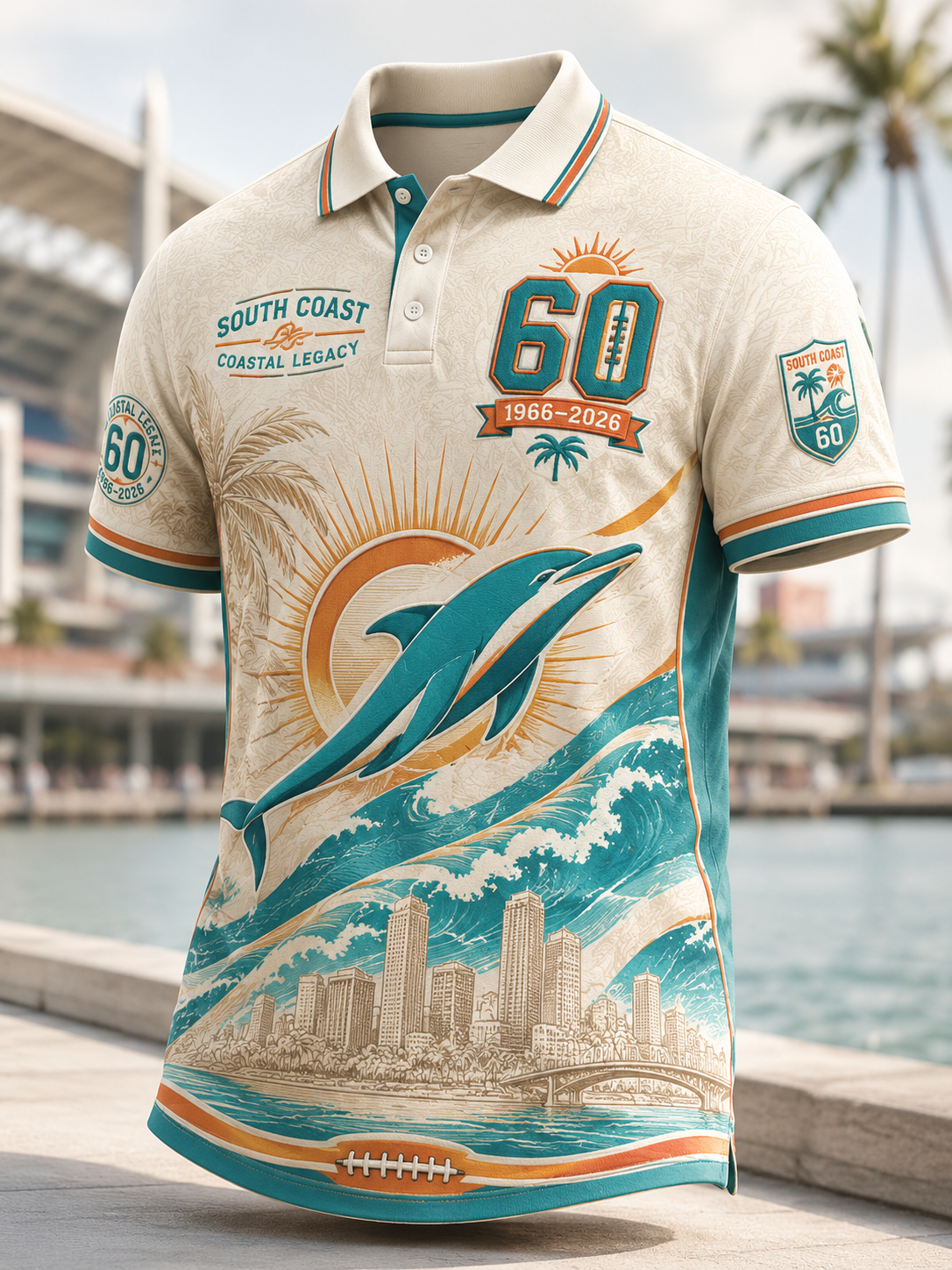 Men's Miami Dolphins Short Sleeve Shirt
