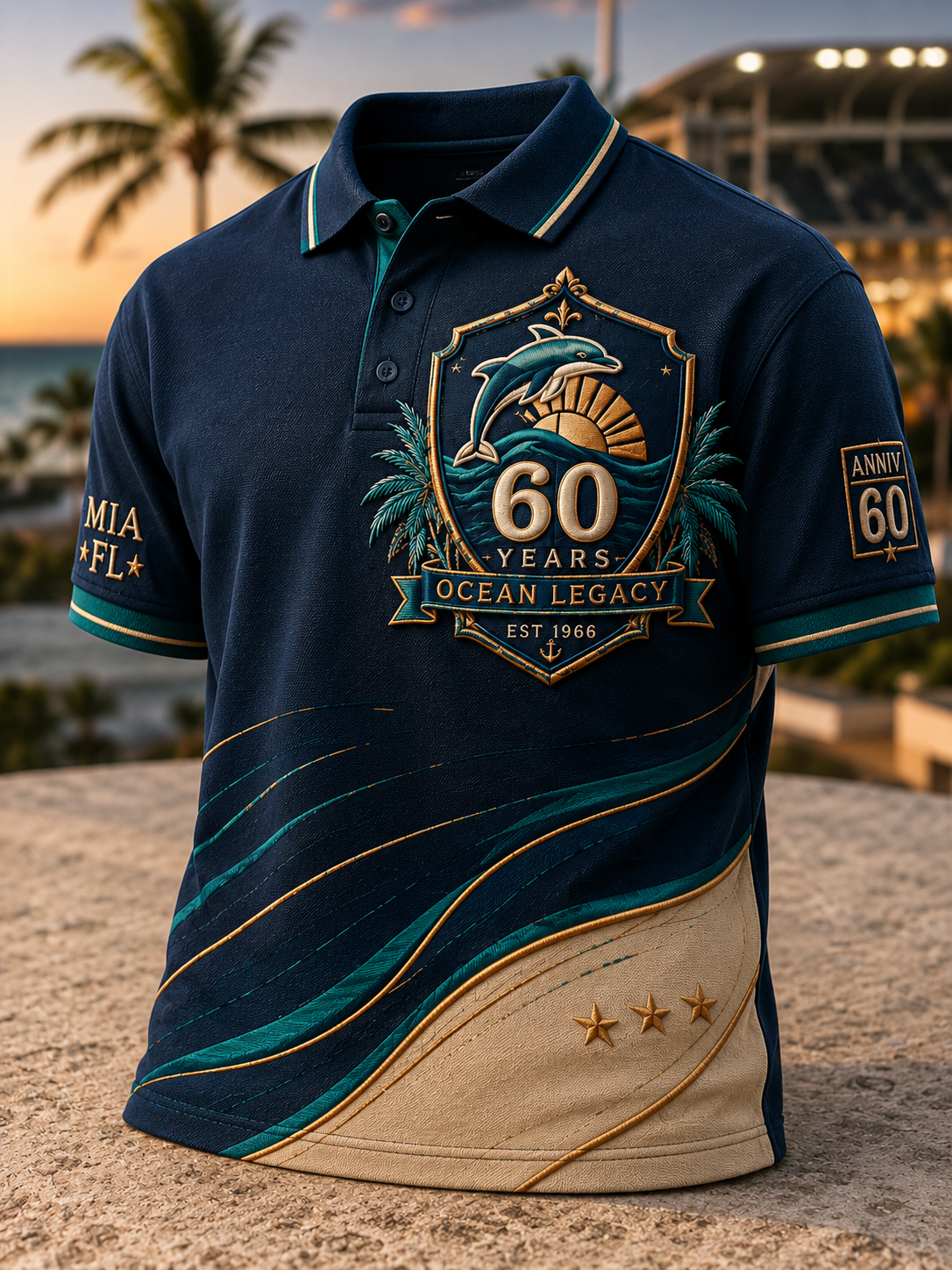 Men's Miami Dolphins Short Sleeve Shirt