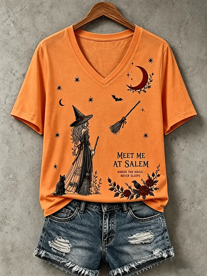 Women's Meet Me At Salem Short-sleeved T-shirt