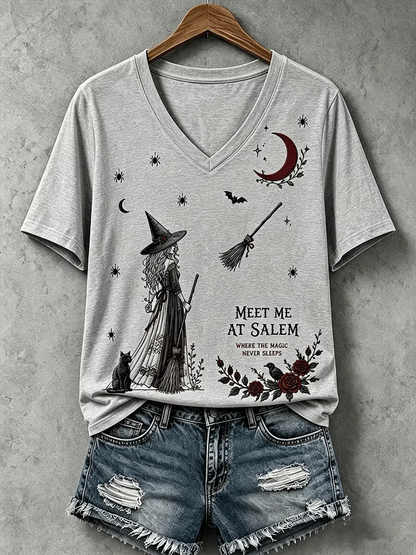 Women's Meet Me At Salem Short-sleeved T-shirt