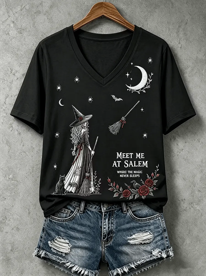 Women's Meet Me At Salem Short-sleeved T-shirt