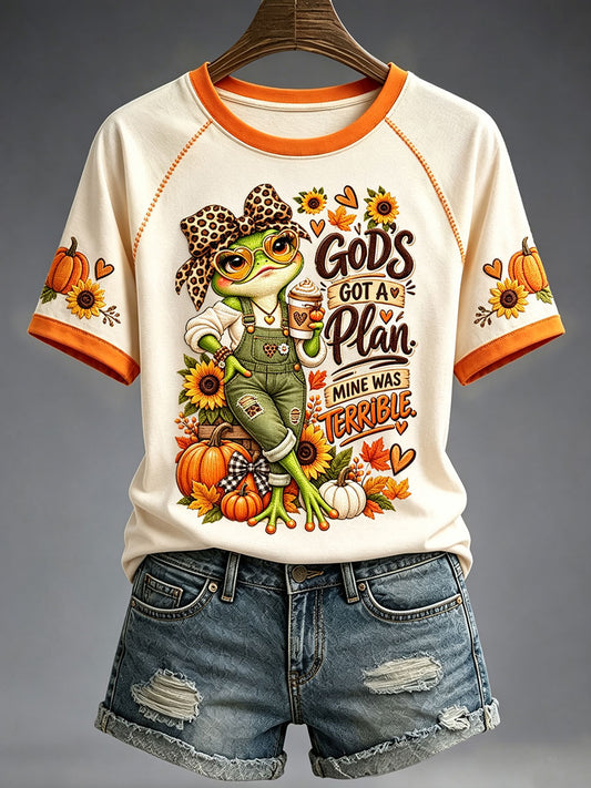 Women's Gods Got A Plan Mine Was Terrible T-shirt