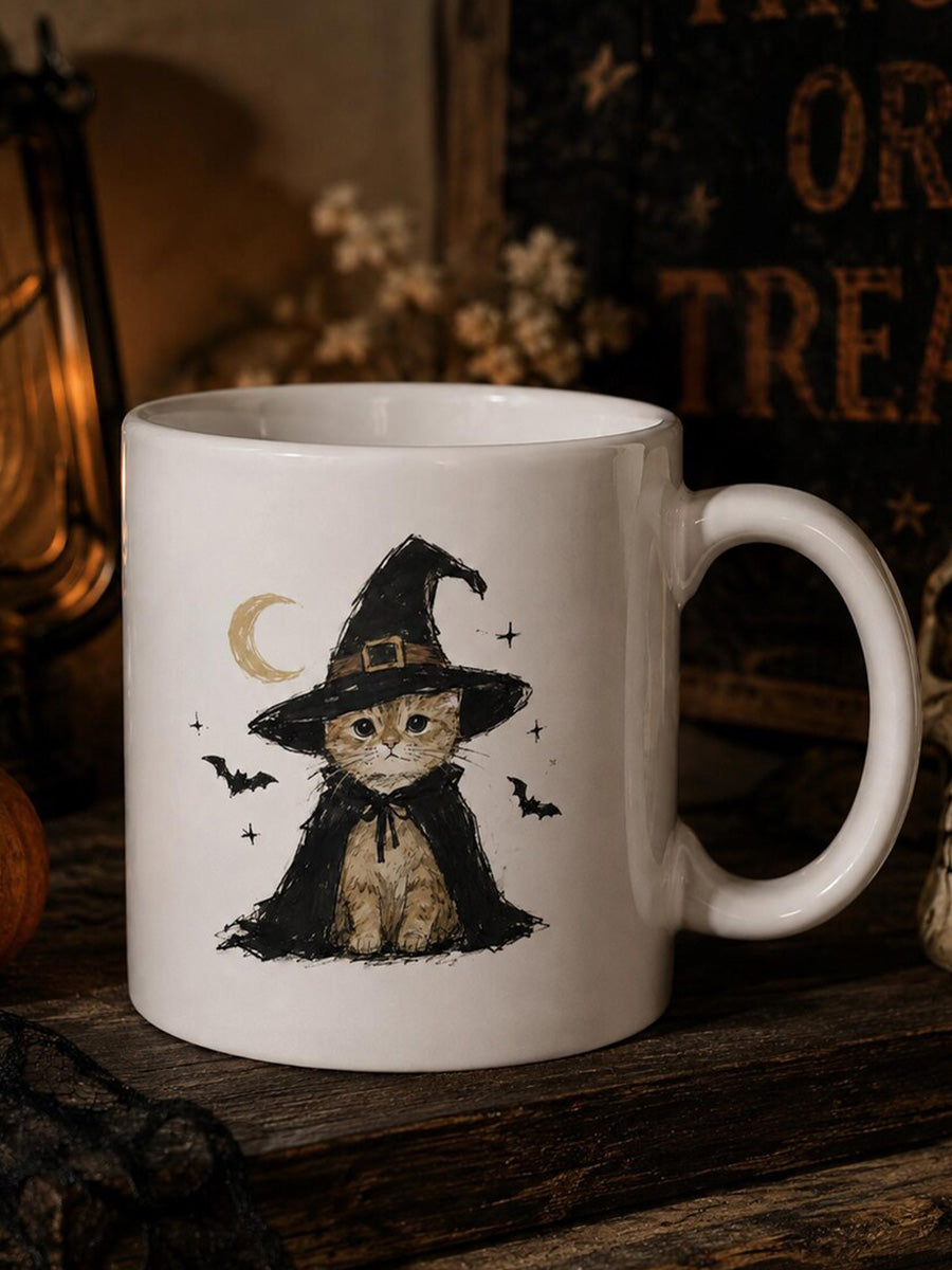 Halloween Cat Cup
