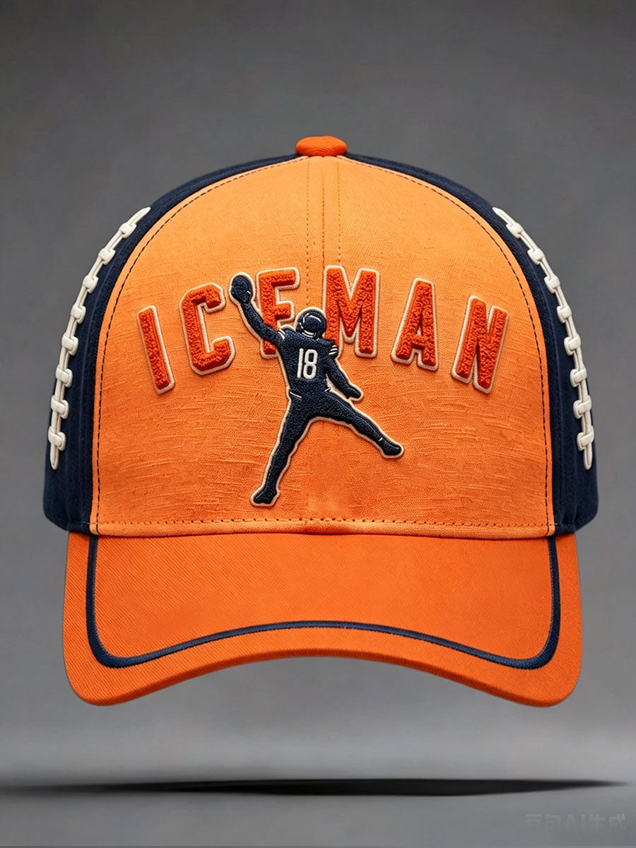 Unisex Chicago Football Lover Bear Art Printed Hat