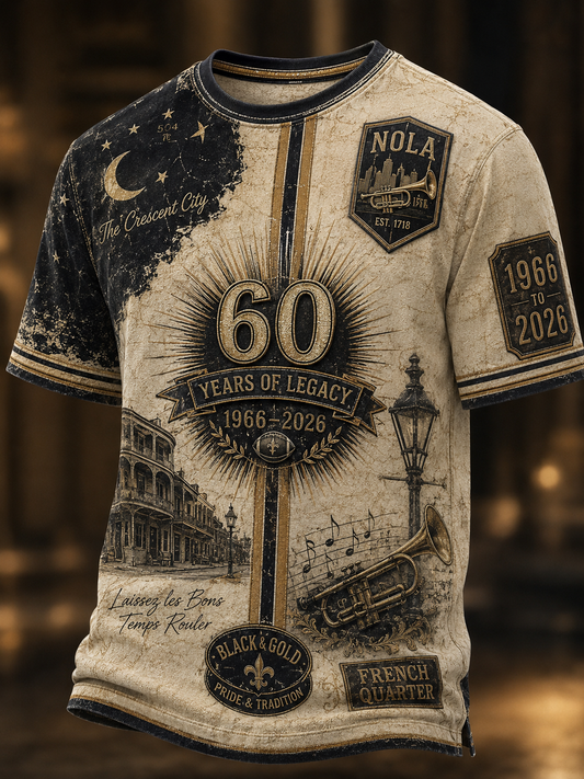Men's New Orleans Saints Short Sleeves T-Shirt