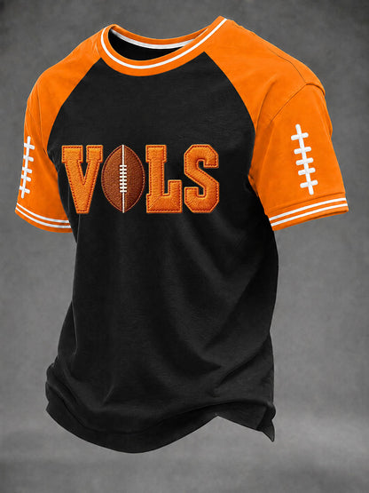Men's Game Day Football Print Casual T-Shirt