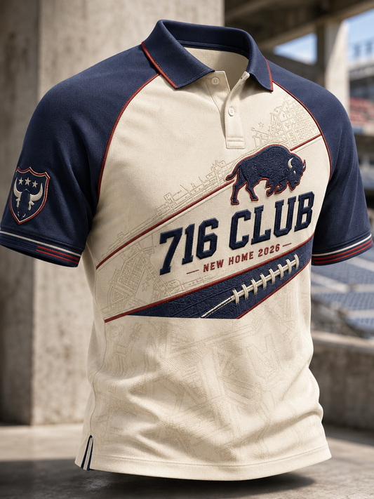 Men's Buffalo Bills Art Print Polo Shirt