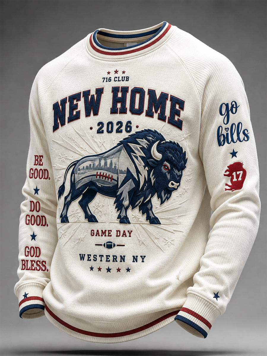 Men's Buffalo Bills Waffle Long Sleeve T-Shirt