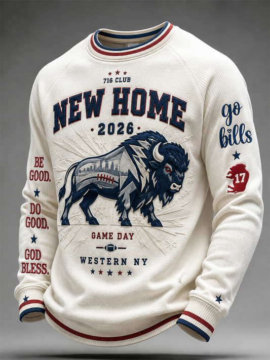 Men's Buffalo Bills Waffle Long Sleeve T-Shirt