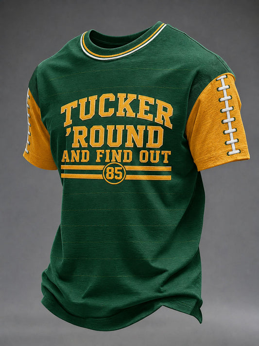 Men's Football Printed T-shirt