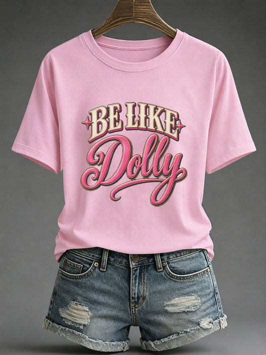 Women’s Country Music Print Casual T-Shirt