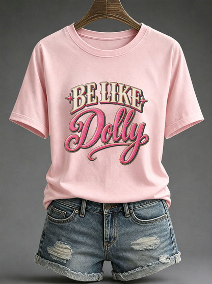 Women’s Country Music Print Casual T-Shirt