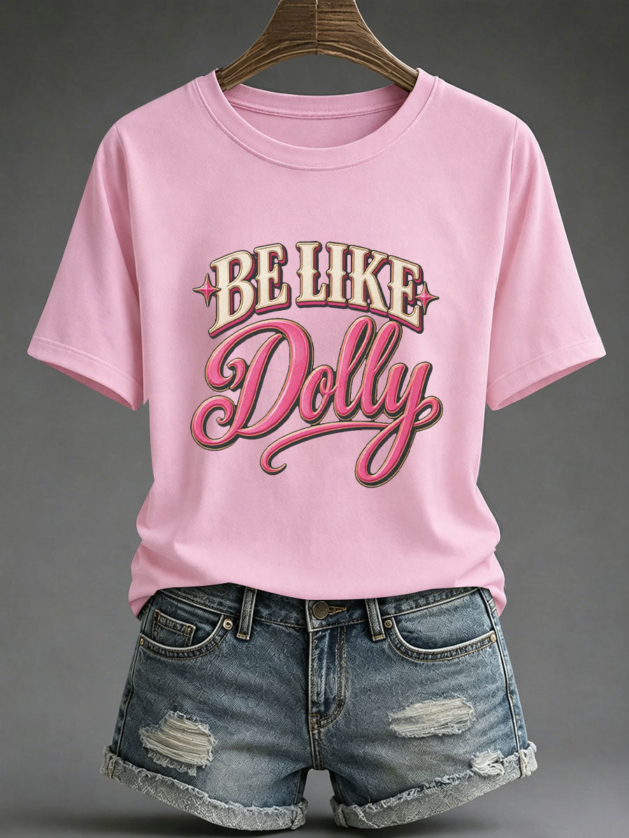 Women’s Country Music Print Casual T-Shirt