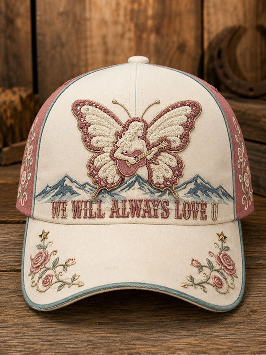 Unisex Rip Country Music Lover Queen of Country Printed Hat