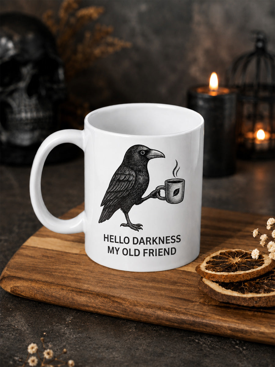 Halloween Crows Print Mug