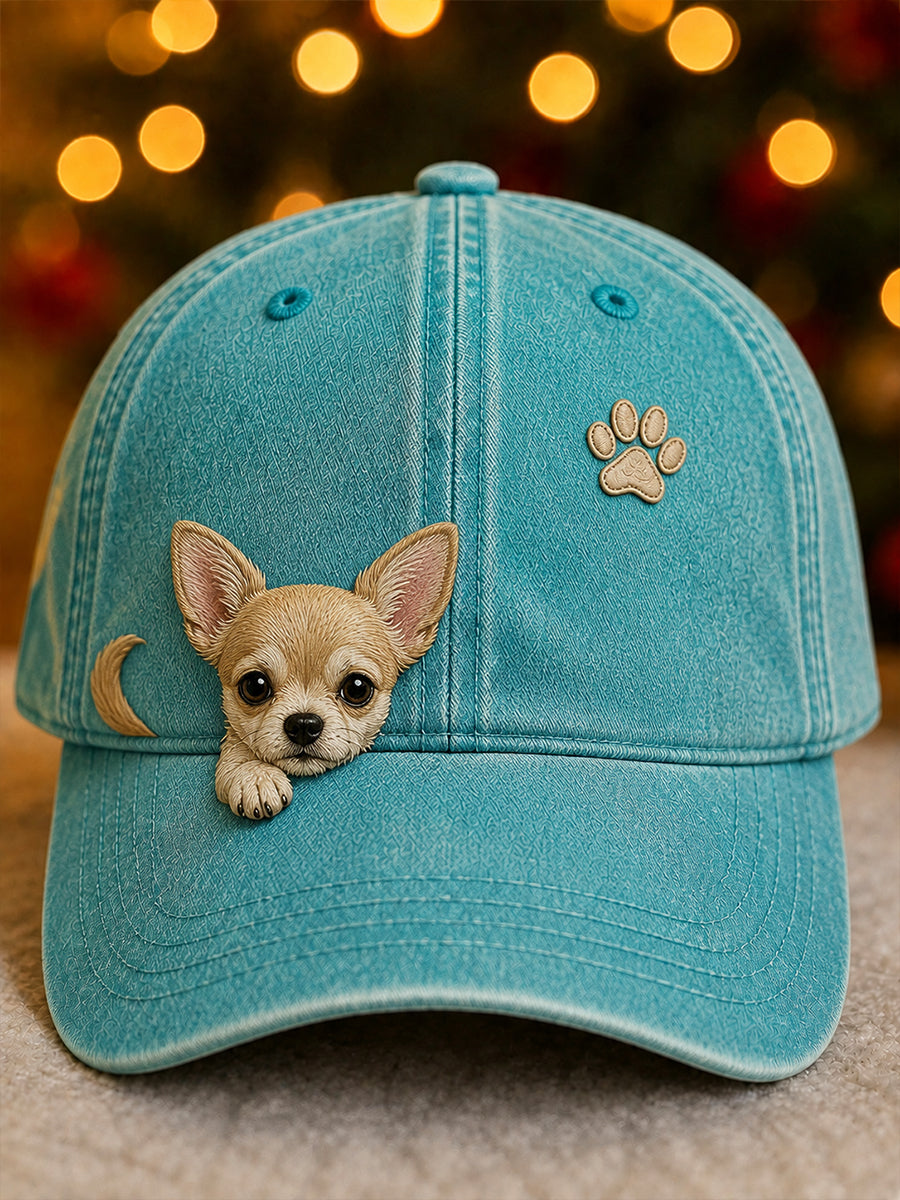 Unisex Retro Animal Art Print Casual Hat