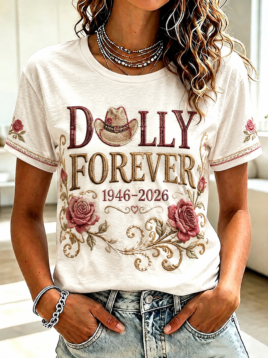 Women's FOREVER Printed T-shirt