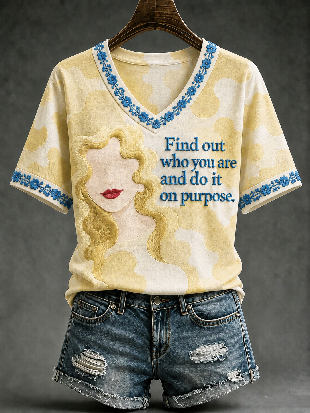 Women's Famous Singer Memorial Short-sleeved T-shirt