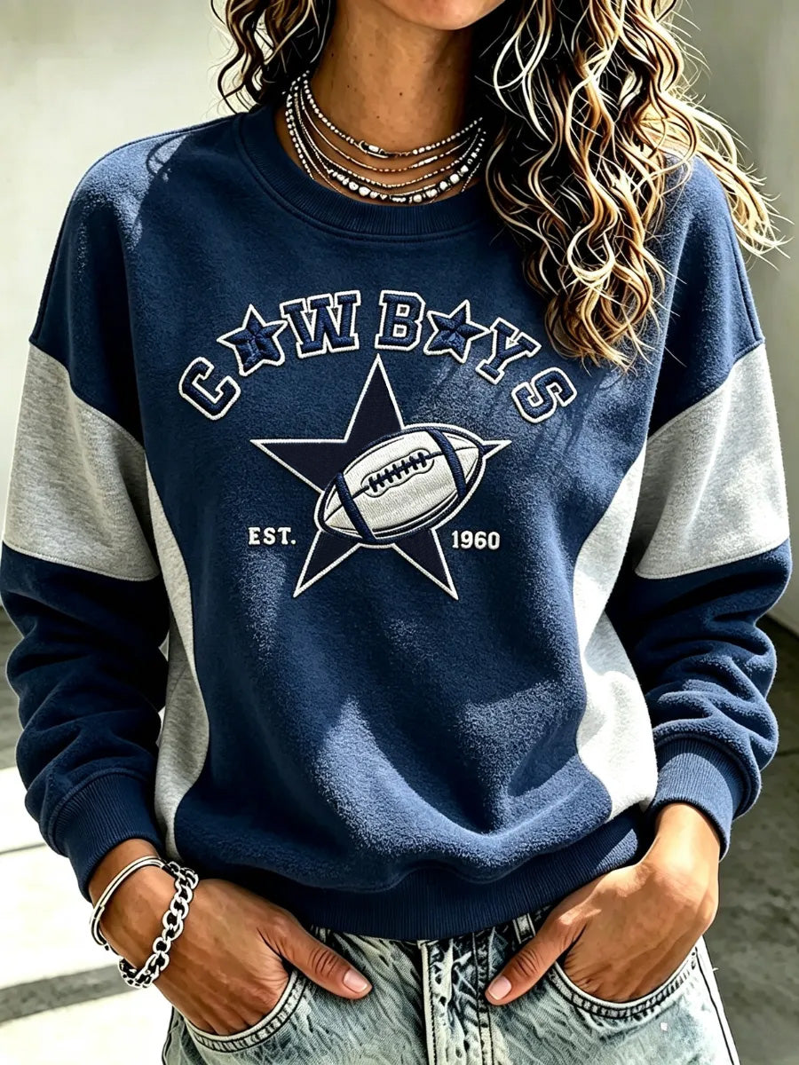 Women's Football Gameday Gift For Football Fans Casual Sweatshirt