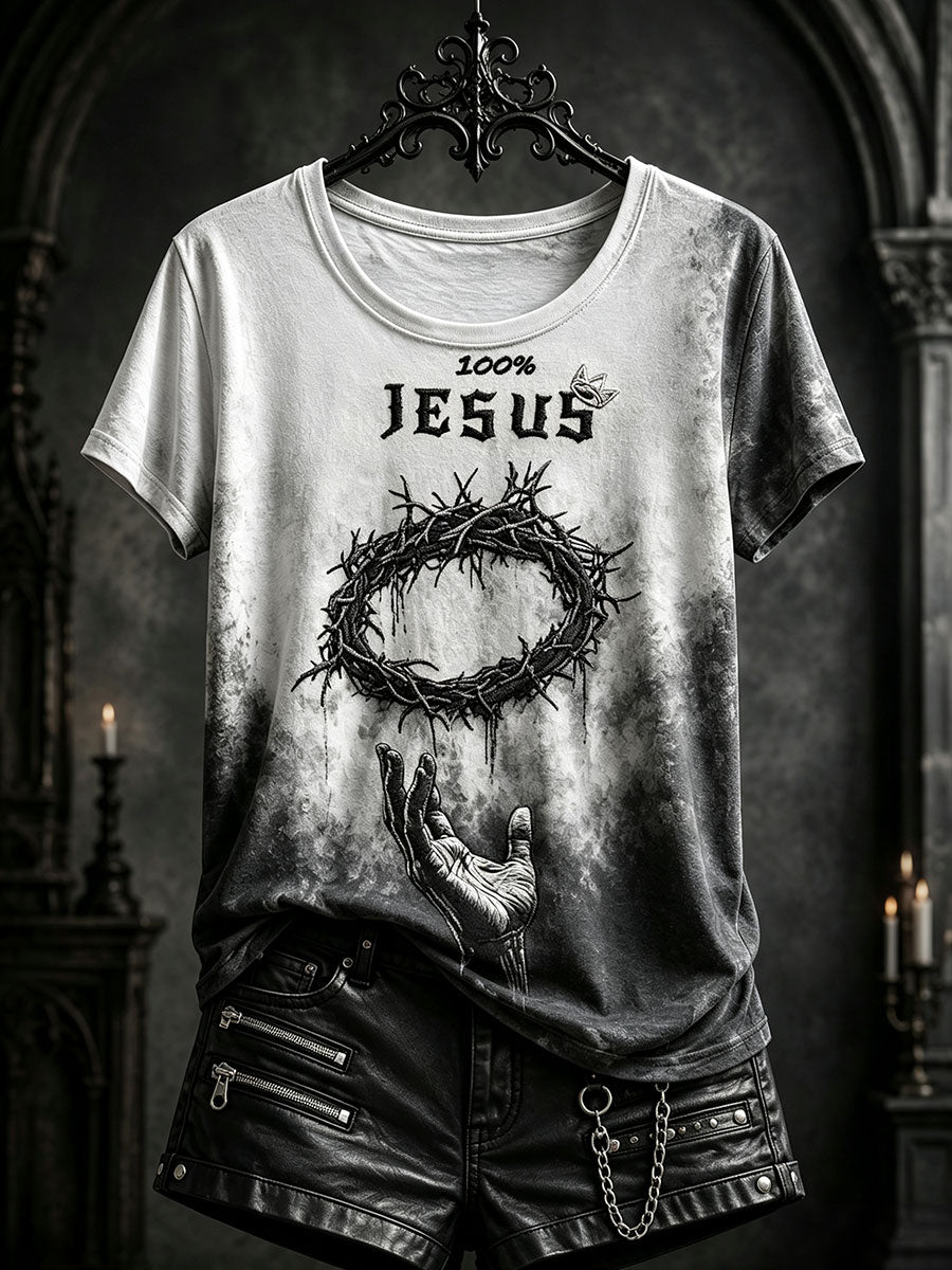 Women's "100% Jesus" Christian T-shirts